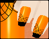 [KKx] Orange Web Nails