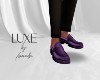 LUXE Mens Shoe Purple