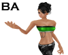 [BA] Green Chained Top