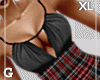 Black Red Plaid XL