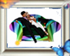 [M] cuddle chair rainbow