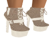 Buff  Knit Ankle Boots
