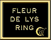 FLEUR DE LYS RING