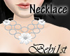 [Bebi] F Necklace ~white