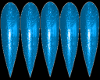 LightBlue Stiletto Nails