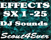 DK Sound Effects SX 1-25