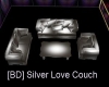 [BD] Silver Love Couch