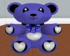 BLUE HEART BEAR