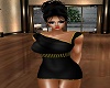 Black Dress w/ Gold Trim