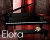 Piano with Puppy Rose