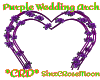 *ZD*Purple Wedding Arch