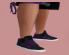 Purple/Black sneakers
