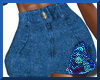 RL Drk Blue Jean Skirt