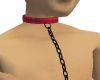 AYT Red PVC Collar Chain