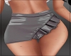 A^ Gray Skirt w Ruffle