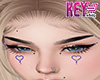 K- Heart Eye Stiker Blue