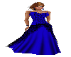 Royal Blue Laced Gown