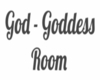 God-Goddess Room Sign