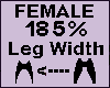 Leg Thigh Scaler 185% Fe