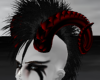 Spiked Horns-Red&Black