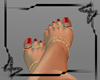 Beauty's Red Toes