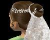 Wedding Veil  Brown Hair