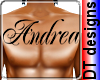 Andrea chest tattoo