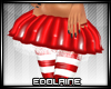 E~ X-mas Skirt Red