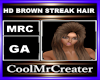 HD BROWN STREAK HAIR