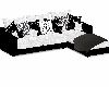 black white sofa