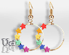 Rainbow Stars Earrings