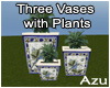 Blu & Wht Plant Vases