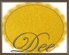 Yellow Round Rug