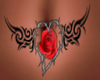 Barbwire Rose tattoo