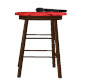 TEF RED SINGERS STOOL