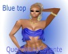 Blu sexy top