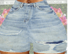 purple x shorts