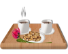 Coffee & Cookies on Tray