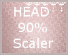 *C* 90% Head Scaler