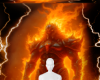 Flaming creature bg