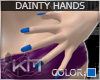 +KM+ Dainty Hands Blue