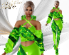 *AD!DAS Green Hoodie 