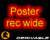 Wide Poster Rec | DRV