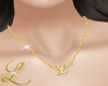 LV  Gold Necklace