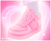 kawaii pink sneakers :3