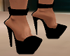 BLack Pointy Heels SHoes