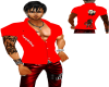 Muscle shirt engaged red