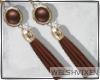 WV: Brown Earrings