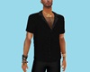 CK Crepe Shirt  Black