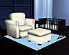 Baby Boy Chair & Crib